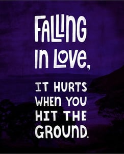 Image of 'Falling' Art Print 8x10