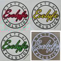 Image 2 of State of Evolution - Evolyfe Sticker