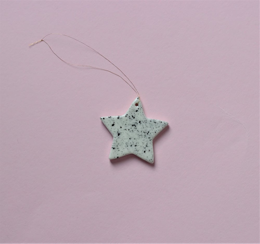 Image of Splatter star decorations