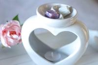 Image 3 of - Heart double dish wax burner -