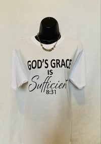 God’s Grace Unisex White/Black Shirt 