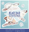 Bear Dad sticker pack