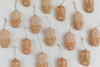 Image 5 of Tiki Man Ornament - Easter Island - Tan