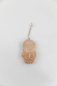 Image 5 of Tiki Lady Ornament - Venus of Willendorf - Tan