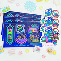 Image 1 of Splatoon: Assorted Vinyl Stickers
