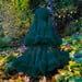 Image of Deep Green "Cassandra" Dressing Gown 
