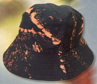 Image 2 of “FLOWER POWER” BLEACH PAINTED BUCKET HAT ONE SIZE