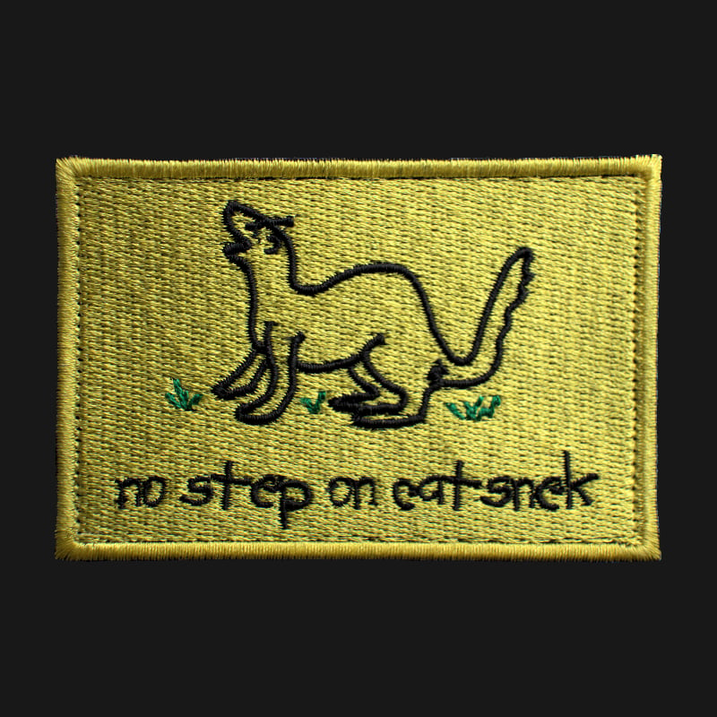 Image of No Step on Catsnek Patch