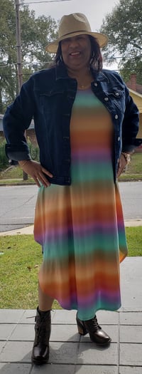Image 5 of You're Smoking Hot- maxi dress 