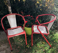 Image 5 of Très rares fauteuils Tolix en tôle perforée
