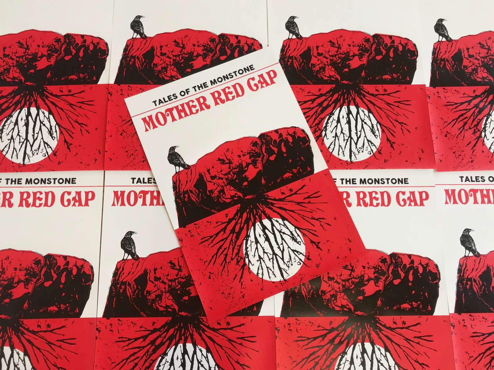 Mother Red Cap - A3 Screen Printed Poster / Folklore Tapes