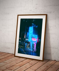 Image 2 of Fine Art - 30 copies / Signed - Hong Kong neon street #6