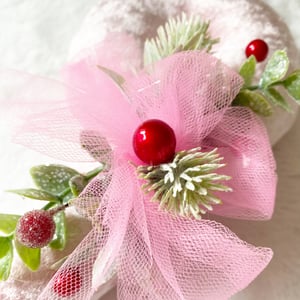 Image of Stuffed candy canes with faux foliage