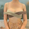 khaki knit top