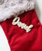 Image of Stocking name tag 