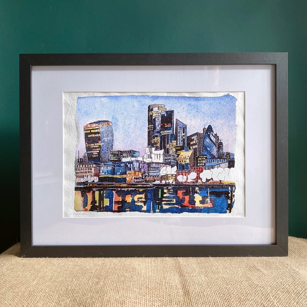 Image of the city print
