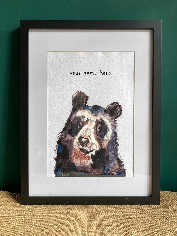 Image of euston bear print