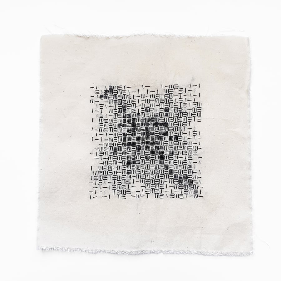 Image of Broderie abstraite n°65 - pièce d'étude