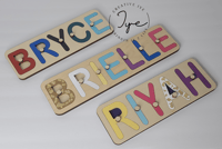 Image 1 of Name Puzzles with Pegs 
