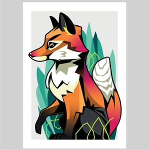 Image of Fox (TALL) Print