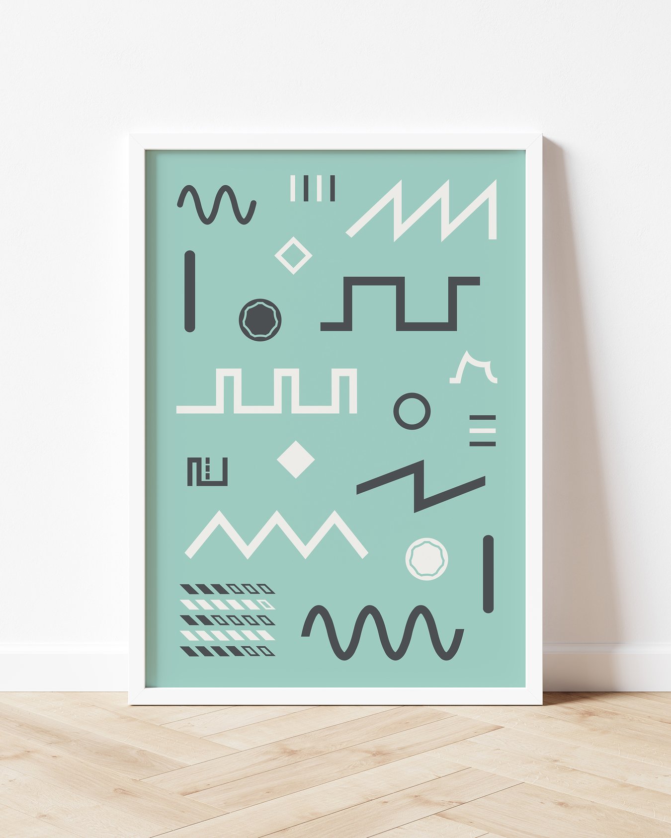 Image of Synth Waveform Print