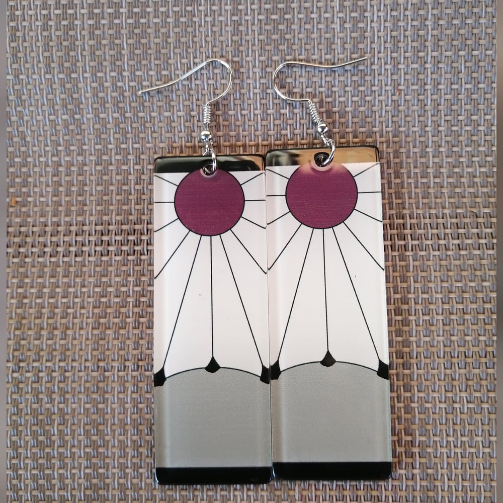 Image of Demon Slayer Hanafuda Earrings