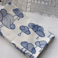 Image 1 of Weather Pattern Fabric - Cobalt Blue