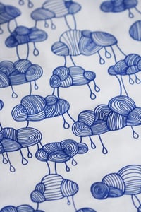 Image 3 of Weather Pattern Fabric - Cobalt Blue