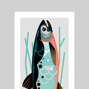 Image of Salmon Print