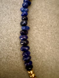 Image 5 of Brass & Blue Azurite Necklace