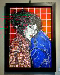 Image 1 of 'PROVINZLIEBE' acrylic painting (50X70)