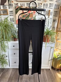 Image 1 of Ribbed ruffle bottom pants 