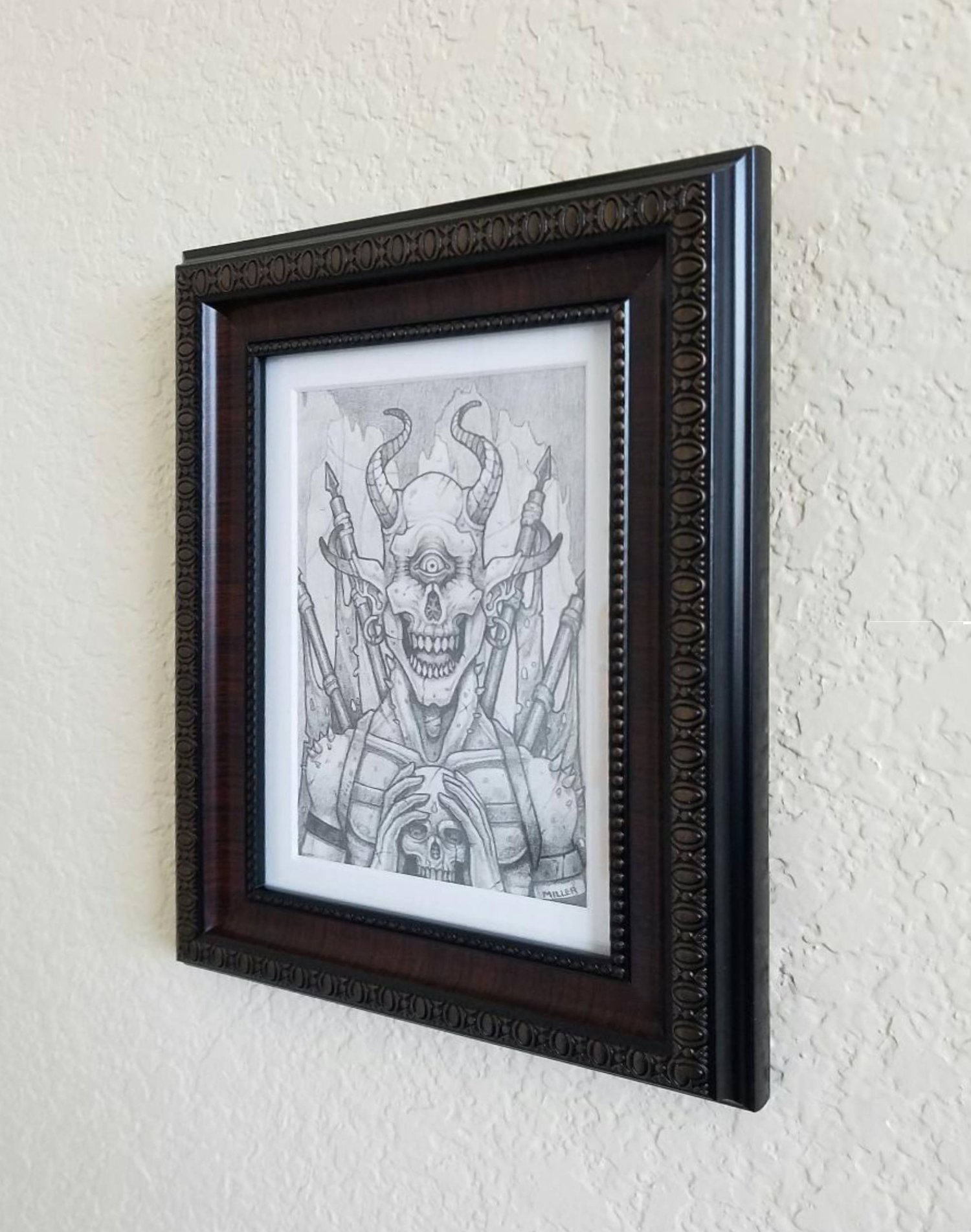 Image of Graze - Framed Original Graphite