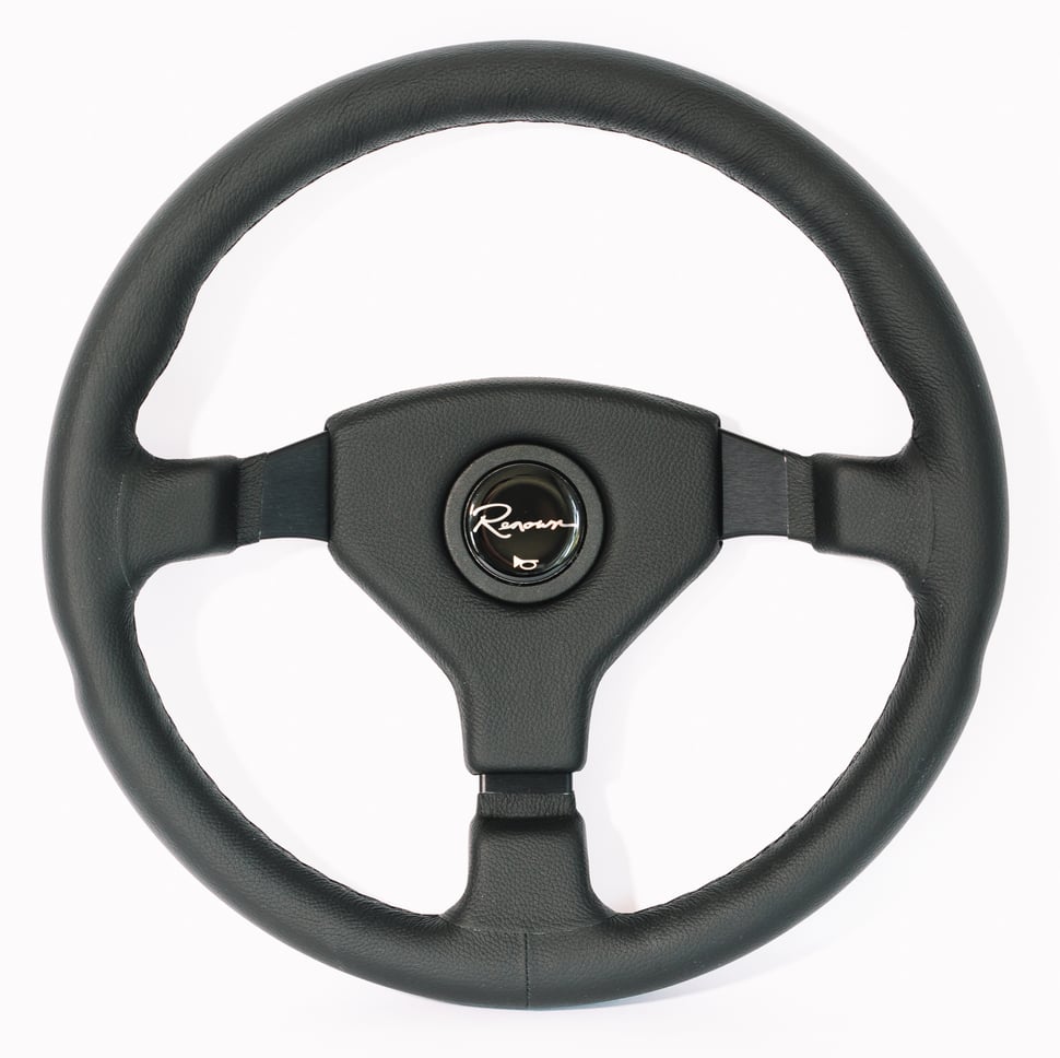 Image of NEW Renown Champion Horn Pad Leather Steering Wheel