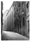 A lonely street in Madrid / Una calle solitaria de Madrid