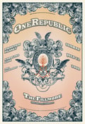 Image of One Republic - Fillmore, San Francisco, Concert Poster