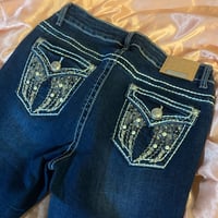 Image 3 of Wings Rhinestoned Jeans