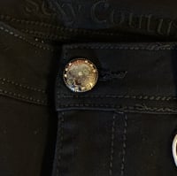 Image 2 of Black Jeweled Cross Jeans 