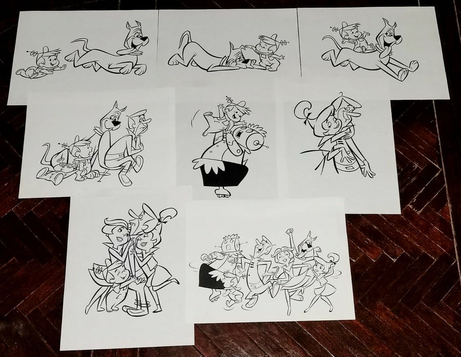 Image of THE JETSONS 62-PAGE ART SET! 8.5x11 EACH! GEORGE JANE JUDY ELROY ROSEY ASTRO!