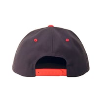 Image 2 of FM Huntsville Samurai Snapback Hat (Navy & Red) 