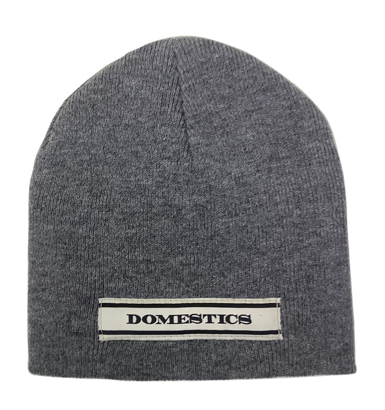 Image of DOMEstics. grey beanie