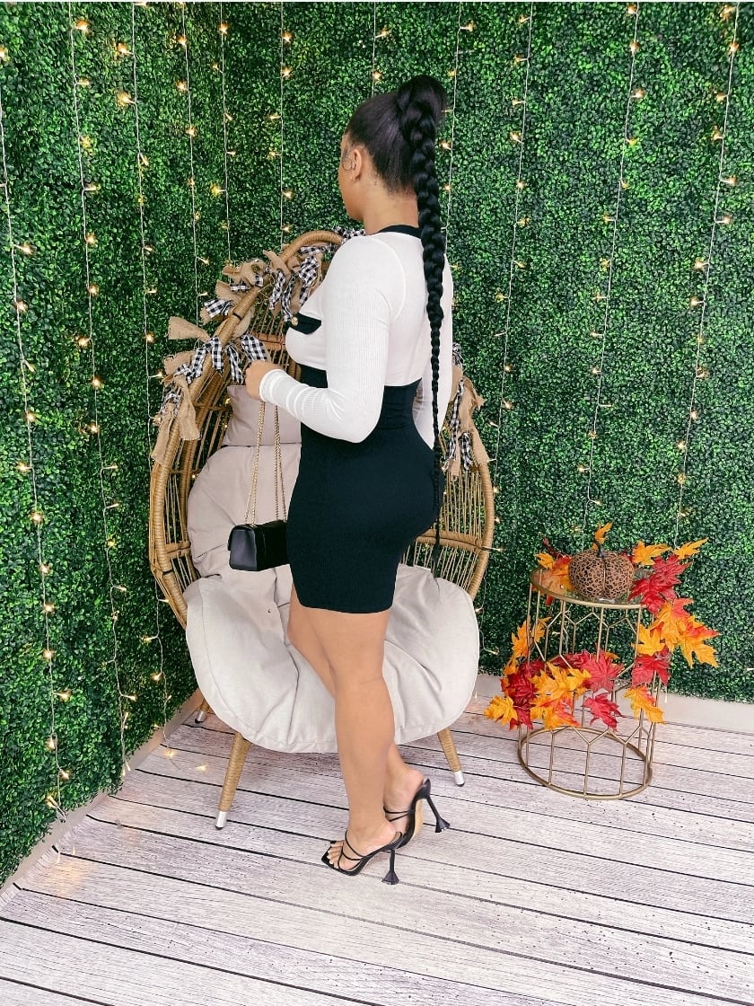 Block Solid Dress