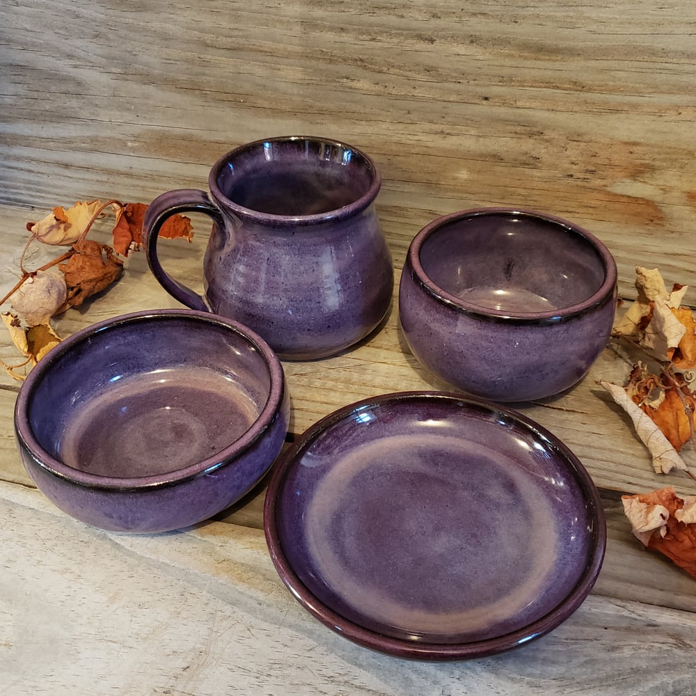 Image of Me Time 4-piece set: Huckleberry (Purple)