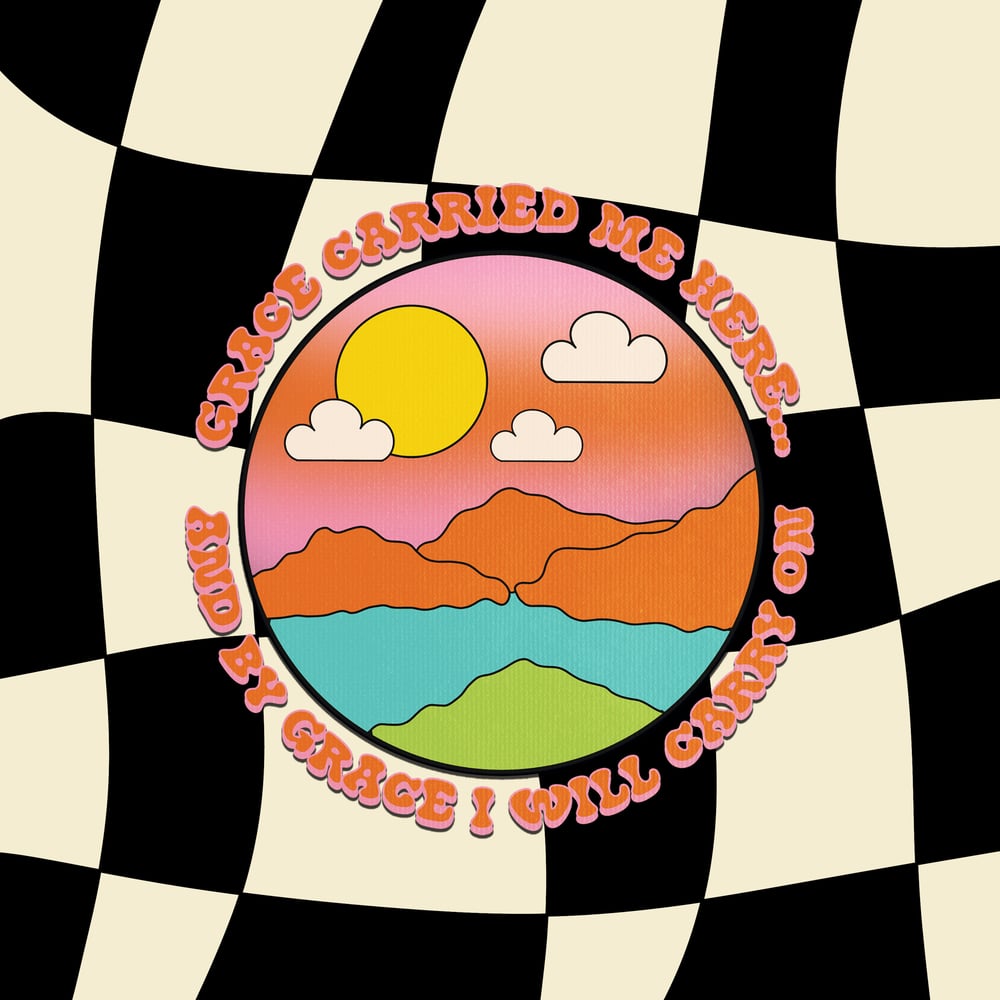 GRACE CARRIED ME HERE STICKER