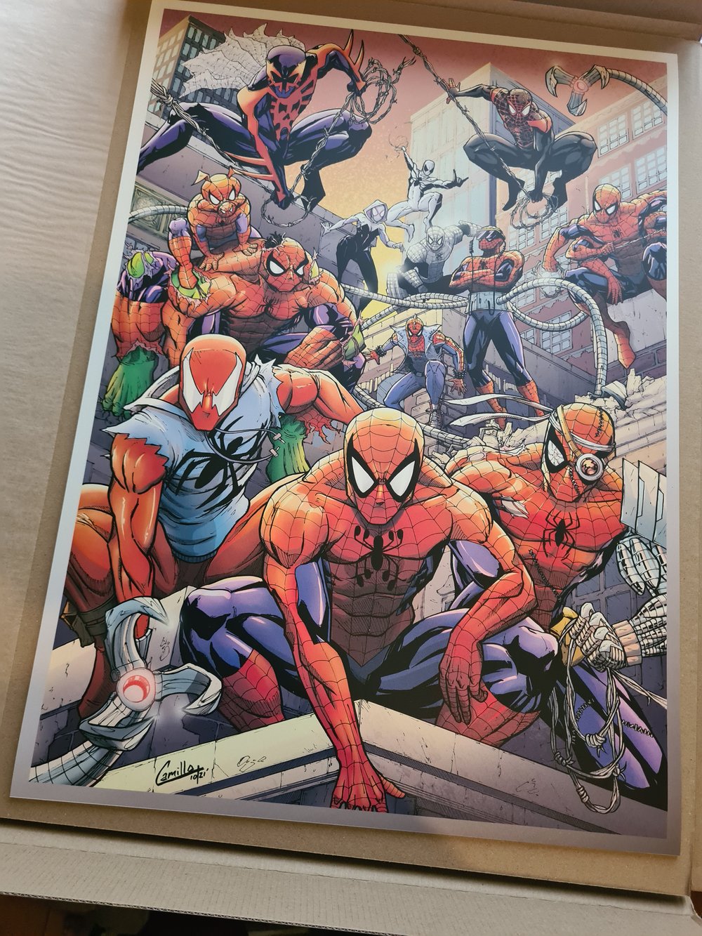 Spiderverse art print 