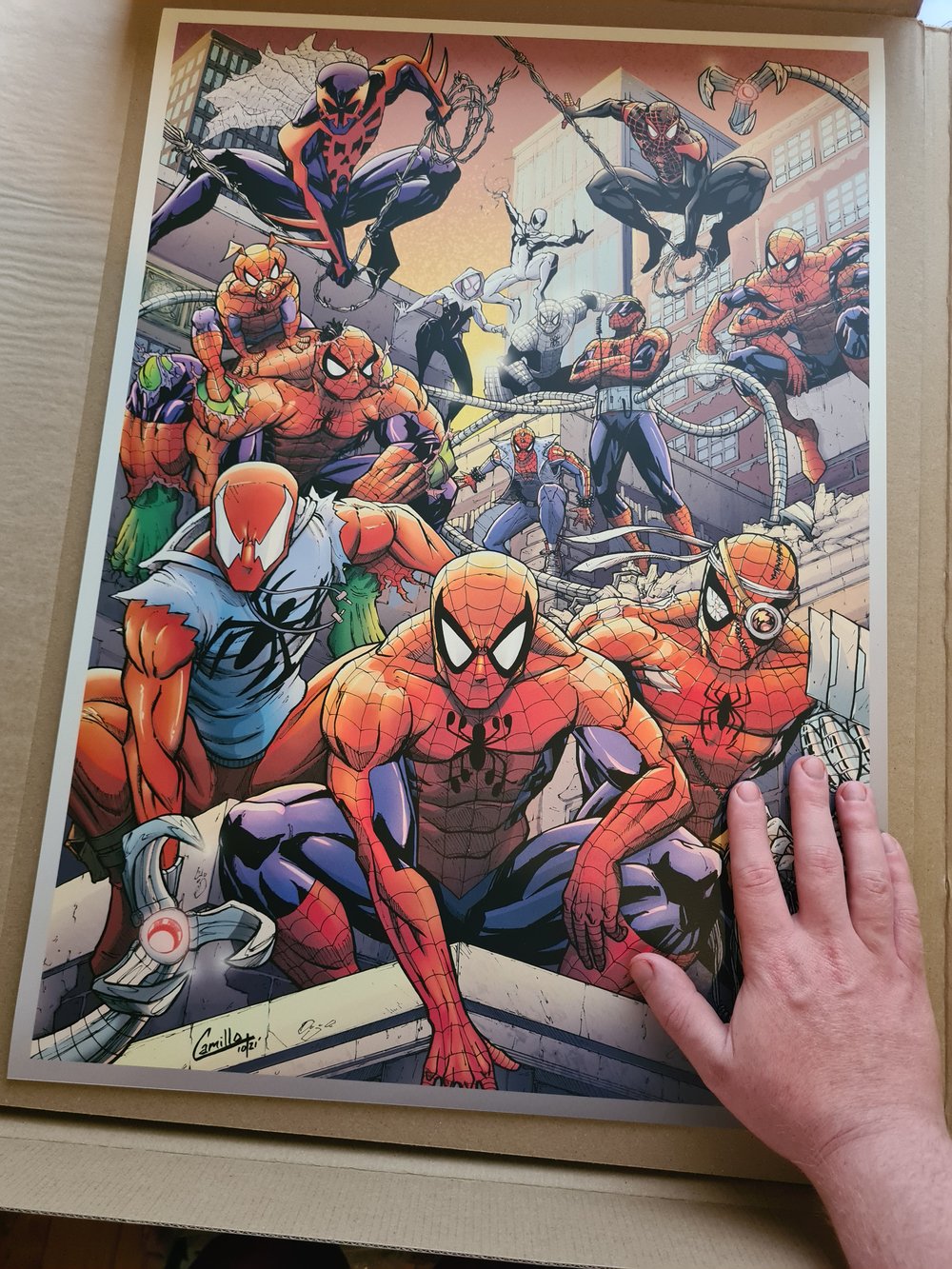 Spiderverse art print