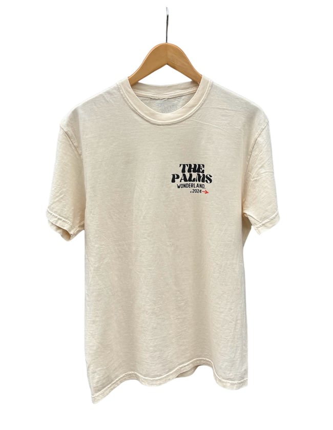 Wonderland Pocket T ~ Off White