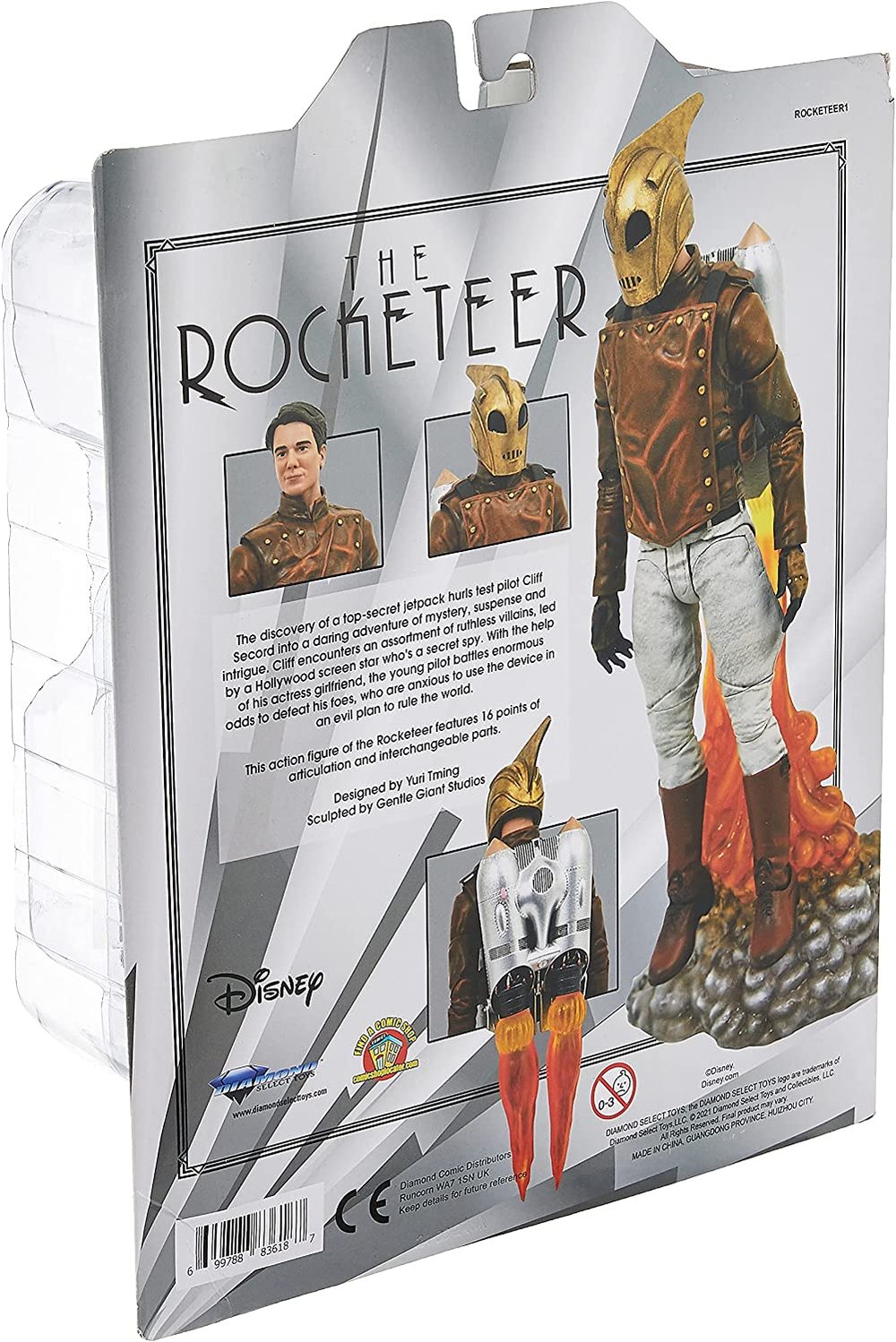 The Rocketeer (Disney Classic) Select 7 Inch Collector's Action Figure w/ Accessories