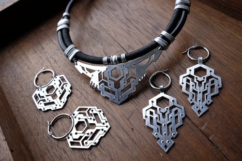 Image of Pre order Circuit earrings