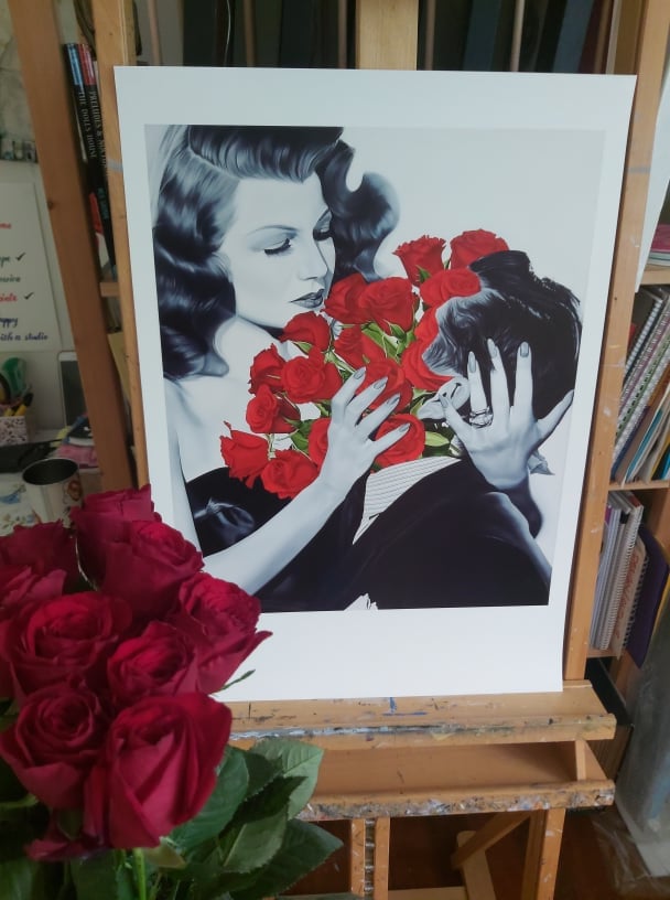 Head of Roses 16' x 20" Print